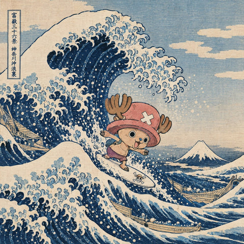 MEDSAN - One Piece Chopper Surfing the Great Wave (大波に乗るチョッパー) - UNIQUE WORK