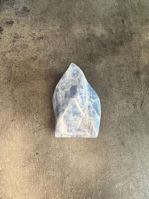 Blauer Calcit - Flamme