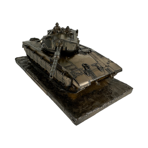 Israeli Makava Mk3 cold cast bronze military statue sculpture