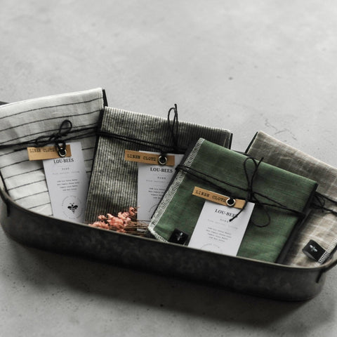 Neutral Linen Cloth Set