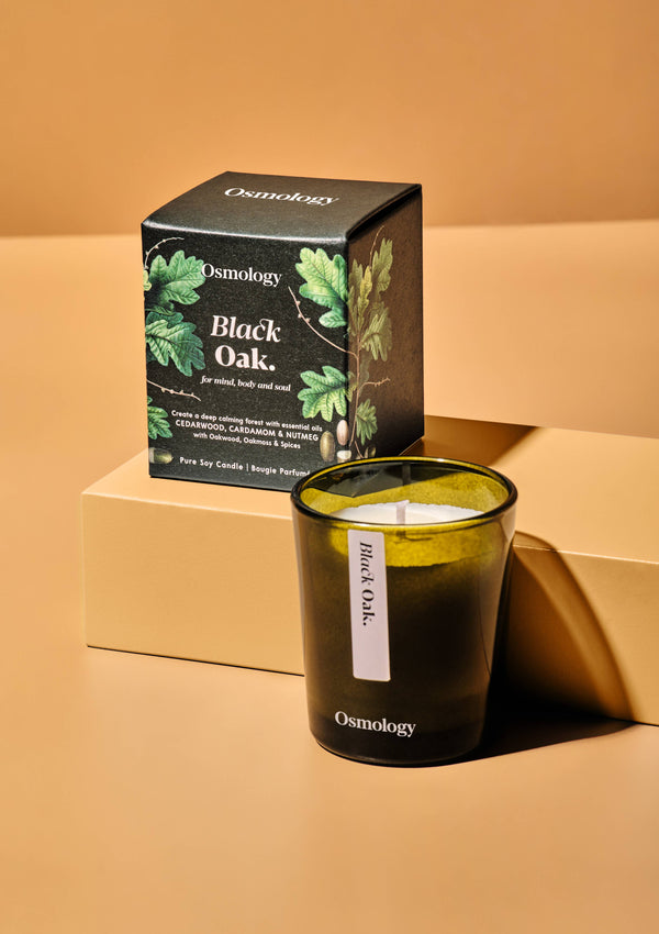 Black Oak Mini Candle