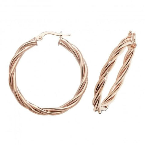 Creolen aus 9-karätigem Roségold ER1006R