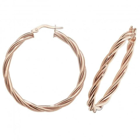 Creolen aus 9-karätigem Roségold ER1006R