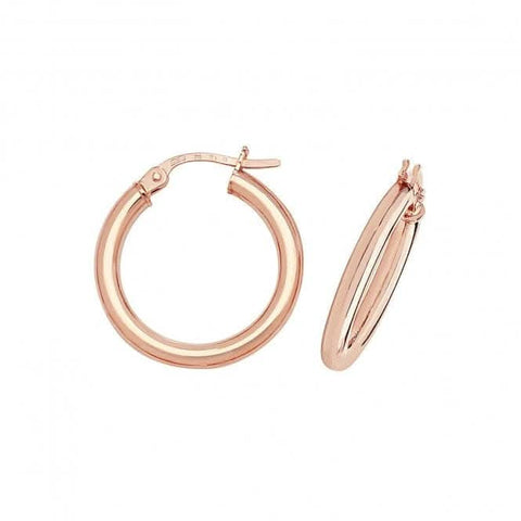 9 Karat Roségold 30 mm Creolen ER531R