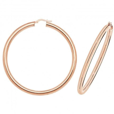 9 Karat Roségold 50 mm Creolen ER1004R