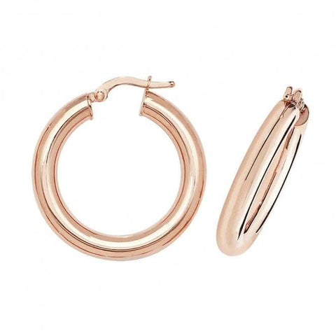 9 Karat Roségold 50 mm Creolen ER1004R