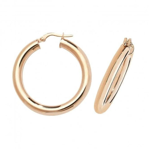 9 Karat Roségold 50 mm Creolen ER1004R