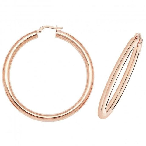 9 Karat Roségold 50 mm Creolen ER1004R