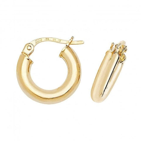 9 Karat Gelbgold 08 mm Creolen ER380