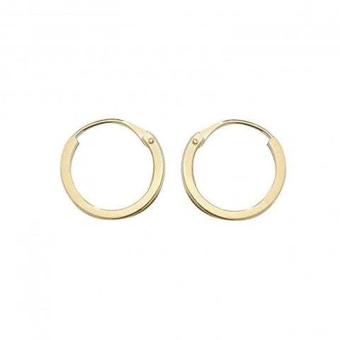 Ohrhänger aus 9-karätigem Gelbgold, 8 mm, ES147