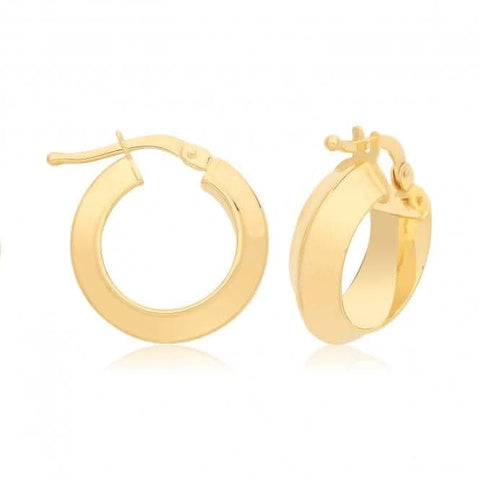 9-karätige Gelbgold-Creolen ER1202