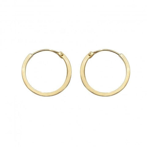 Ohrstecker aus 9-karätigem Gelbgold, 10 mm, ES148