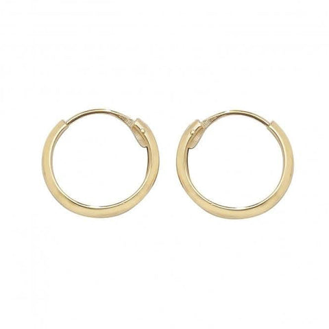 Ohrhänger aus 9-karätigem Gelbgold, 10 mm, ES151