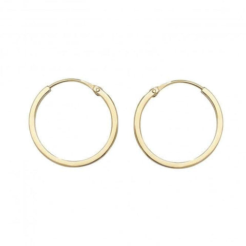 Ohrhänger aus 9-karätigem Gelbgold, 12 mm, ES149