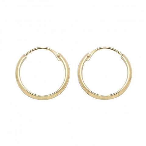 Ohrhänger aus 9-karätigem Gelbgold, 12 mm, ES153