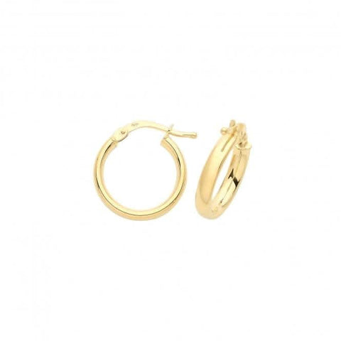 9 Karat Gelbgold 20 mm Creolen ER890