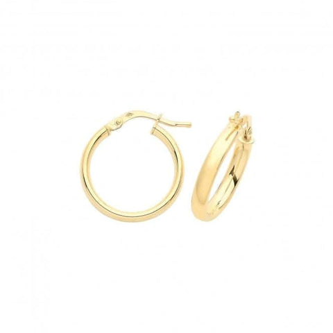 9 Karat Gelbgold 20 mm Creolen ER890