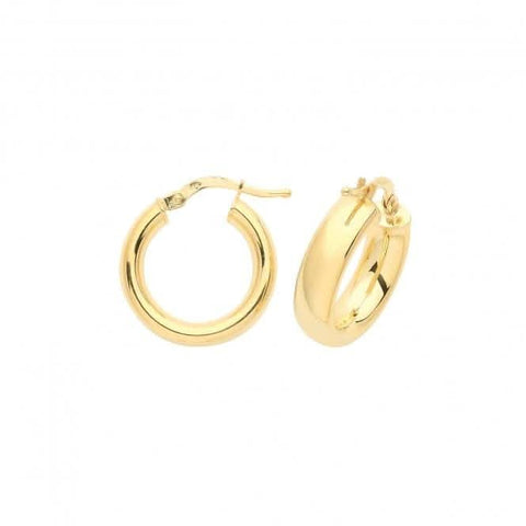 9 Karat Gelbgold 20 mm Creolen ER891