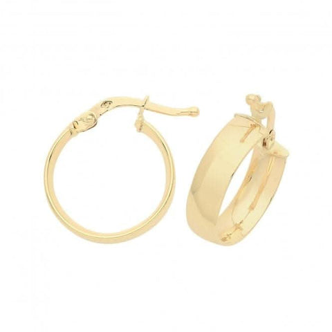 9 Karat Gelbgold 20 mm Creolen ER946