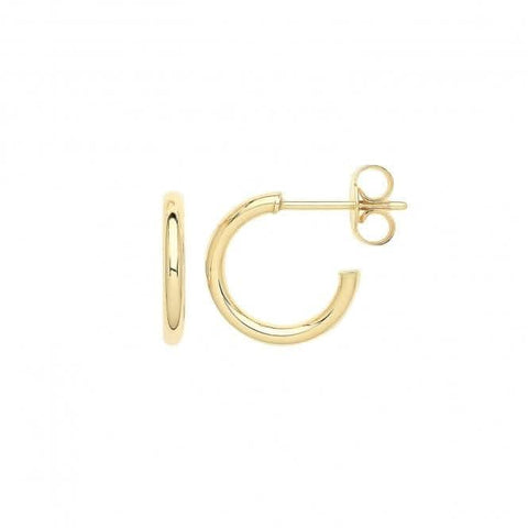 Boucles d'oreilles créoles en or jaune 9 carats ER1190