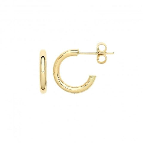 Boucles d'oreilles créoles en or jaune 9 carats ER1191
