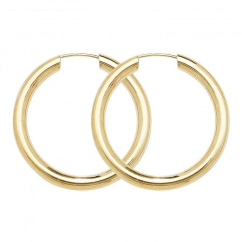9 Karat Gelbgold 20 mm Ohrhänger ES132