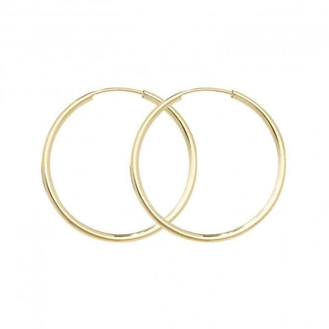 Ohrhänger aus 9-karätigem Gelbgold, 22 mm, ES114