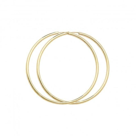 Ohrringe aus 9-karätigem Gelbgold, 22 mm, Modell ES122