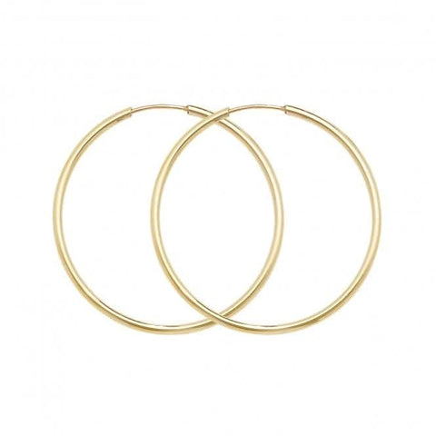 Ohrhänger aus 9-karätigem Gelbgold, 27 mm, ES115
