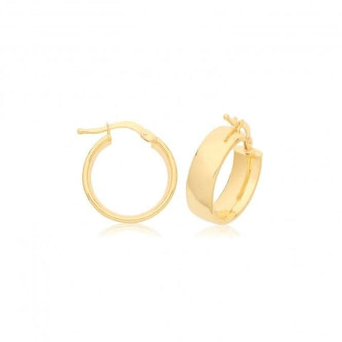 Boucles d'oreilles créoles en or 9 carats ER1200