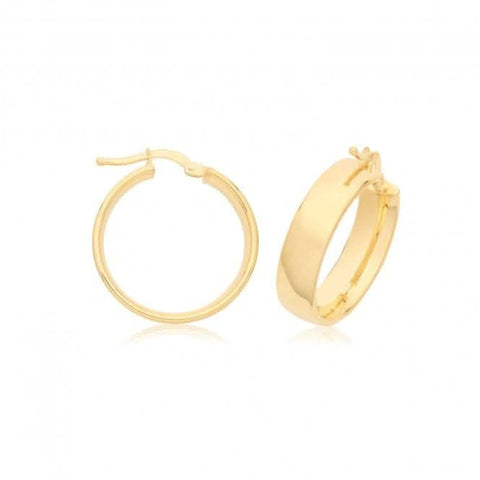 Boucles d'oreilles créoles en or 9 carats ER1200