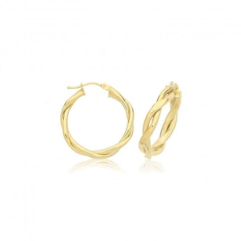 9-karätige Gelbgold-Creolen ER1220