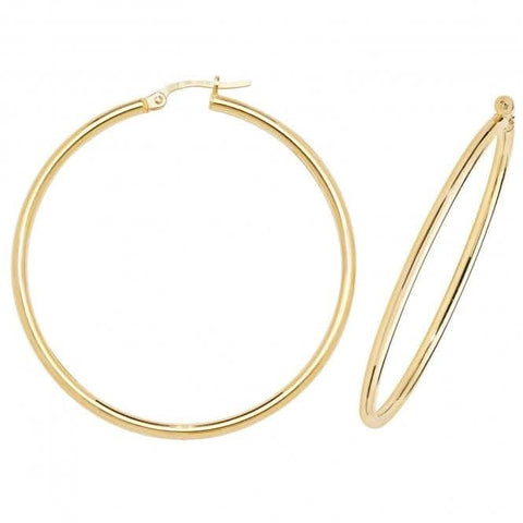 9 Karat Gelbgold 30 mm Creolen ER500