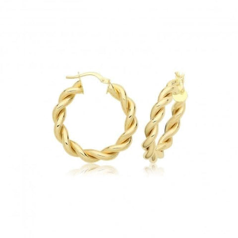 9-karätige Gelbgold-Creolen ER1216