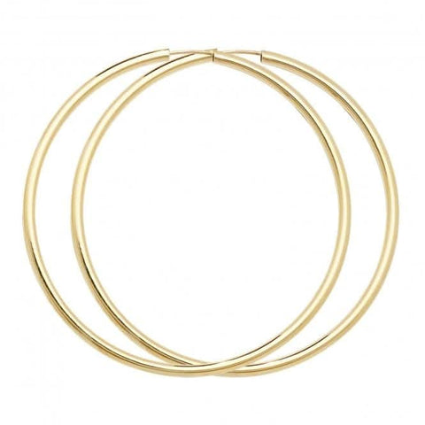 Ohrhänger aus 9-karätigem Gelbgold, 45 mm, ES124