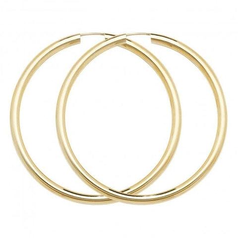 Ohrhänger aus 9-karätigem Gelbgold, 45 mm, ES135