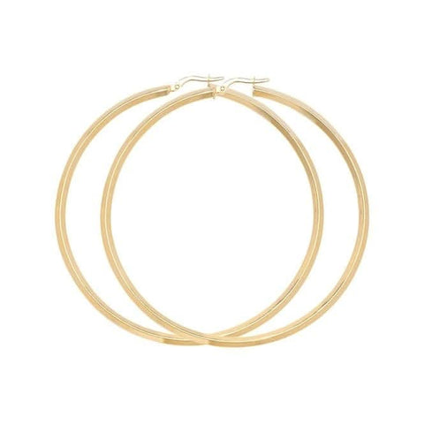 9 Karat Gelbgold 60 mm Creolen ER998