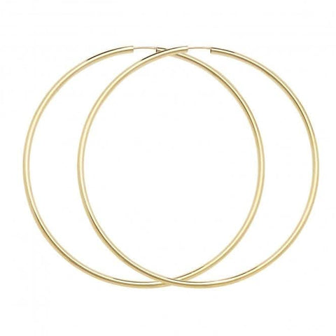 Ohrhänger aus 9-karätigem Gelbgold, 65 mm, ES126