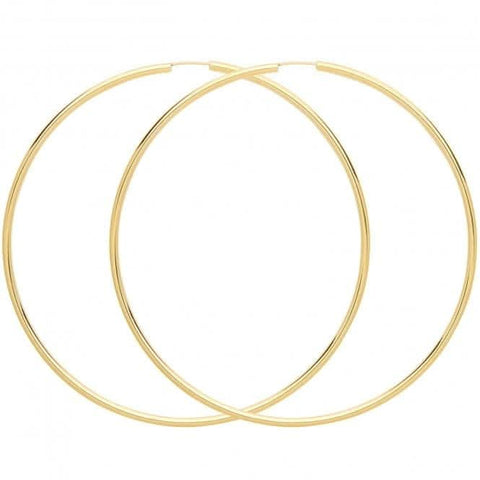 Ohrhänger aus 9-karätigem Gelbgold, 75 mm, ES127