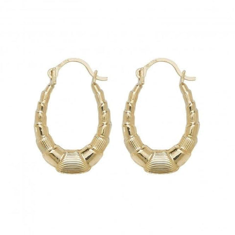 Boucles d'oreilles créoles pour bébé en or jaune 9 carats ER063