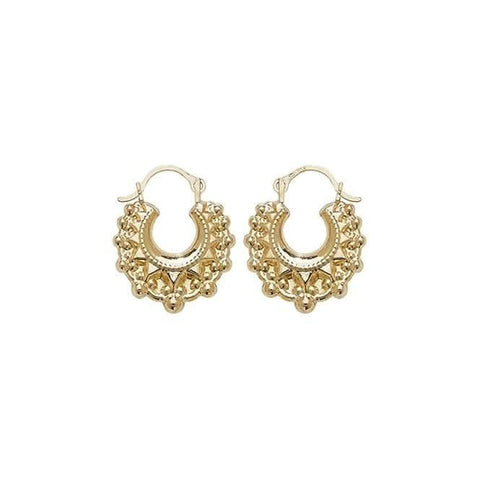 9 Karat Gelbgold Creole Ohrringe ER475