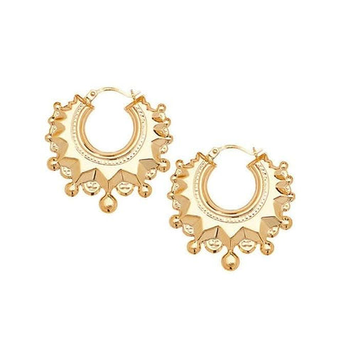 9 Karat Gelbgold Creole Ohrringe ER482