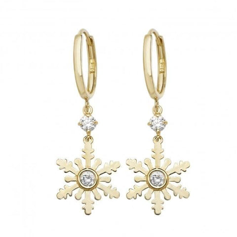 Boucles d'oreilles pendantes en or jaune 9 carats ER1109