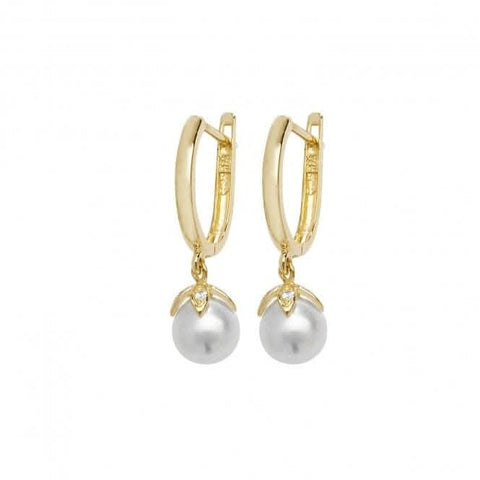 Boucles d'oreilles pendantes en or jaune 9 carats ER1134