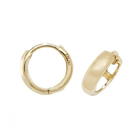 Boucles d'oreilles à charnière en or jaune 9 carats ER1067