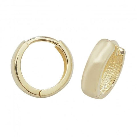 Boucles d'oreilles à charnière en or jaune 9 carats ER107