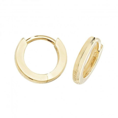 Boucles d'oreilles à charnière en or jaune 9 carats ER1074