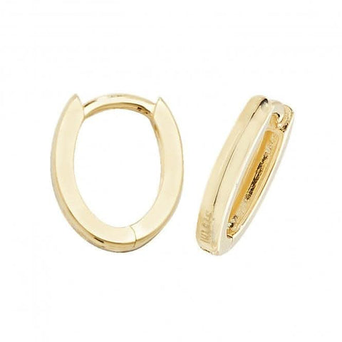 Boucles d'oreilles à charnière en or jaune 9 carats ER1075