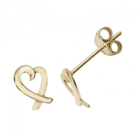 Ohrstecker aus 9-karätigem Gelbgold ES488
