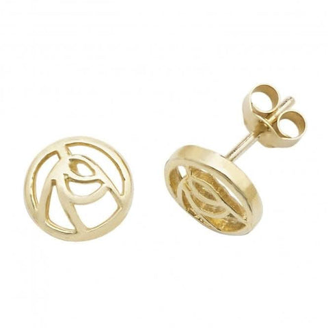 Ohrstecker aus 9-karätigem Gelbgold ES542